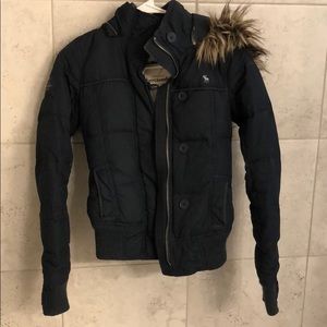 Abercrombie kids navy coat